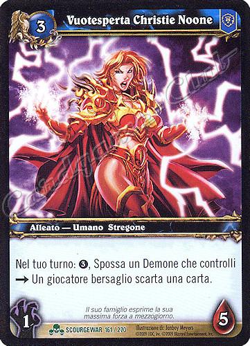 SCOURGEWAR 161 / 270 Vuotesperta Christie Noone non comune -NEAR MINT-