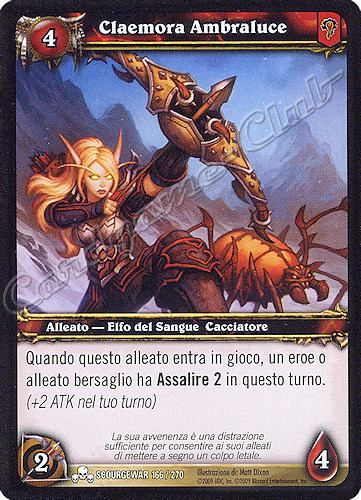 SCOURGEWAR 166 / 270 Claemora Ambraluce comune -NEAR MINT-