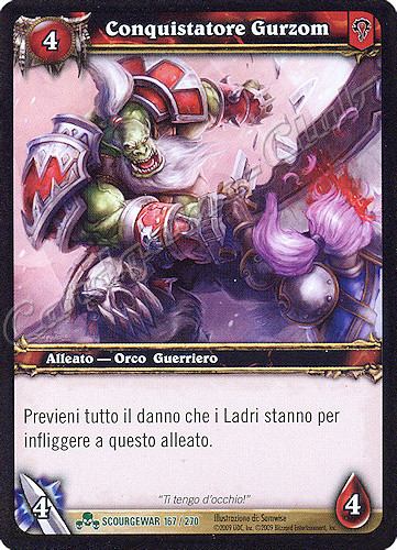 SCOURGEWAR 167 / 270 Conquistatore Gurzom non comune -NEAR MINT-