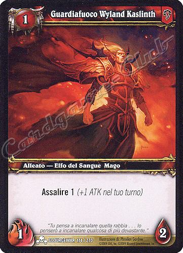 SCOURGEWAR 174 / 270 Guardiafuoco Wyland Kaslinth comune -NEAR MINT-