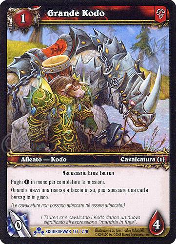 SCOURGEWAR 177 / 270 Grande Kodo rara -NEAR MINT-