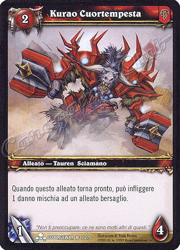 SCOURGEWAR 183 / 270 Kurao Cuortempesta comune -NEAR MINT-