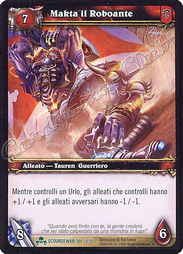 SCOURGEWAR 184 / 270 Makta il Roboante non comune -NEAR MINT-