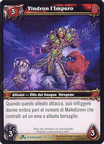 SCOURGEWAR 197 / 270 Vindron l'Impuro non comune -NEAR MINT-