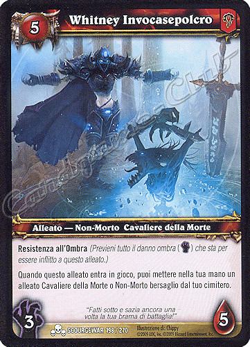 SCOURGEWAR 198 / 270 Whitney Invocasepolcro comune -NEAR MINT-