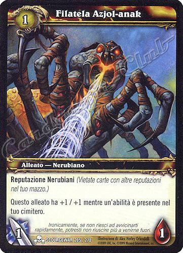 SCOURGEWAR 205 / 270 Filatela Azjol-anak comune -NEAR MINT-