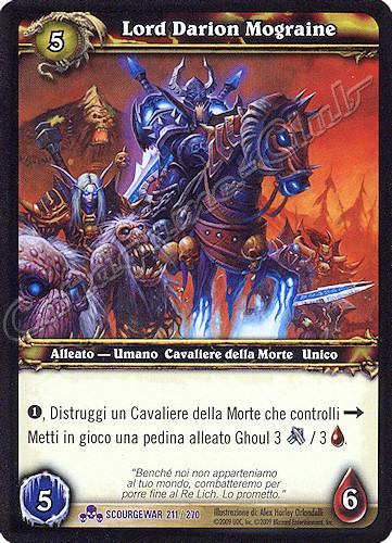 SCOURGEWAR 211 / 270 Lord Darion Mograine epica -NEAR MINT-
