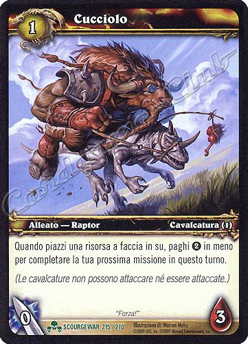 SCOURGEWAR 215 / 270 Cucciolo non comune -NEAR MINT-