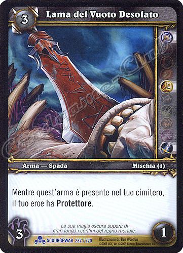 SCOURGEWAR 232 / 270 Lama del Vuoto Desolato rara -NEAR MINT-