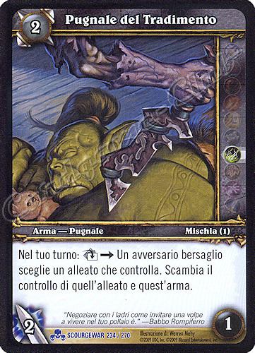 SCOURGEWAR 234 / 270 Pugnale del Tradimento rara -NEAR MINT-