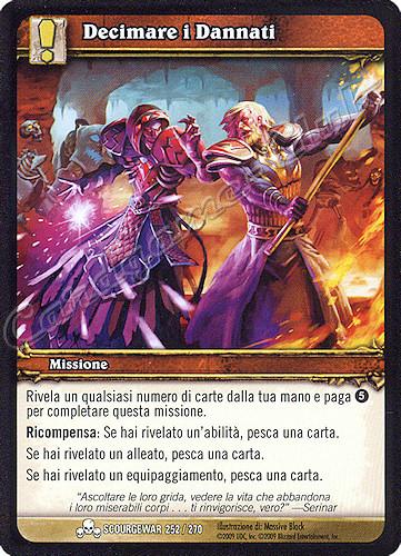 SCOURGEWAR 252 / 270 Decimare i Dannati comune -NEAR MINT-
