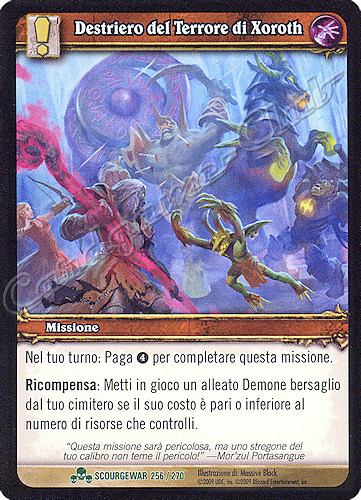 SCOURGEWAR 256 / 270 Destriero del Terrore di Xoroth non comune -NEAR MINT-