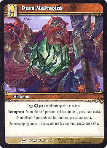 SCOURGEWAR 258 / 270 Pura Malvagita' comune -NEAR MINT-