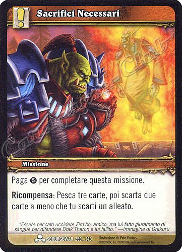 SCOURGEWAR 259 / 270 Sacrifici Necessari comune -NEAR MINT-