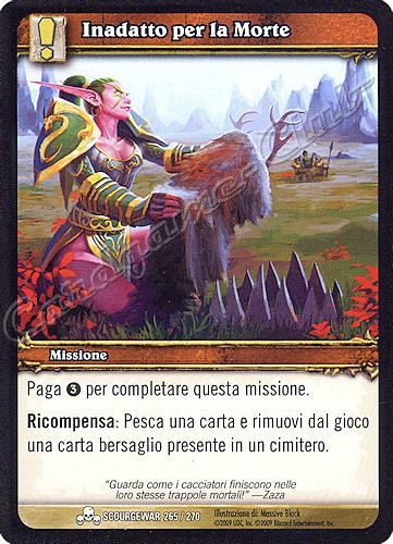 SCOURGEWAR 265 / 270 Inadatto per la Morte comune -NEAR MINT-