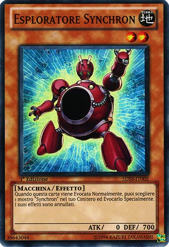 5DS3-IT005 Esploratore Synchron super rara 1a Edizione (IT)  -GOOD-