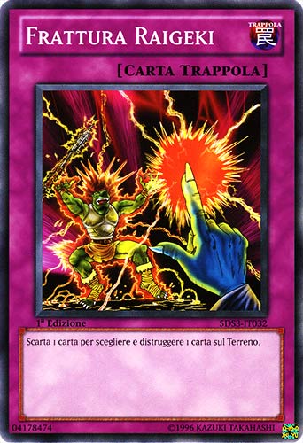 5DS3-IT032 Frattura Raigeki comune 1a Edizione (IT) -NEAR MINT-