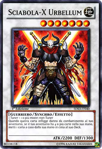 5DS3-IT040 Sciabola-X Urbellum comune 1a Edizione (IT) -NEAR MINT-