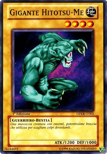 DPKB-IT002 Gigante Hitotsu-Me comune 1a Edizione (IT) -NEAR MINT-