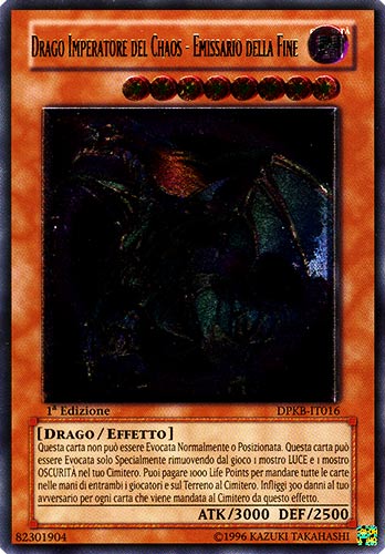 DPKB-IT016 Drago Imperatore del Chaos-Emissario della Fine rara ultimate 1a Edizione (IT) -NEAR MINT-