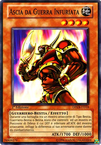 DPKB-IT018 Ascia da Guerra Infuriata comune 1a Edizione (IT) -NEAR MINT-