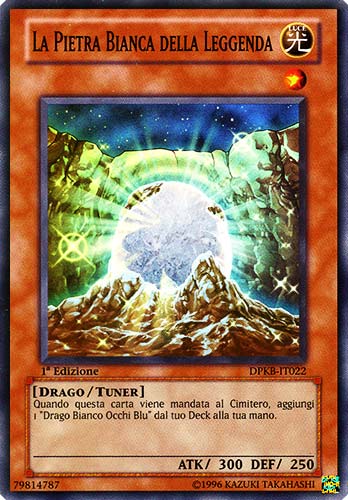 DPKB-IT022 La Pietra Bianca della Leggenda super rara 1a Edizione (IT) -GOOD-