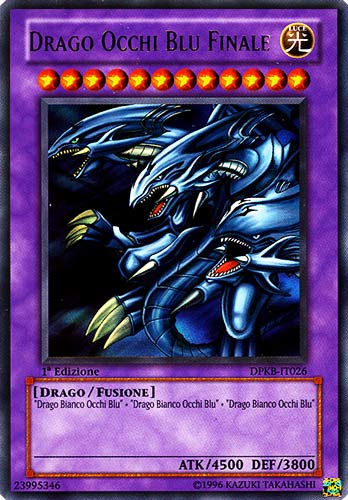 DPKB-IT026 Drago Occhi Blu Finale ultra rara 1a Edizione (IT) -NEAR MINT-