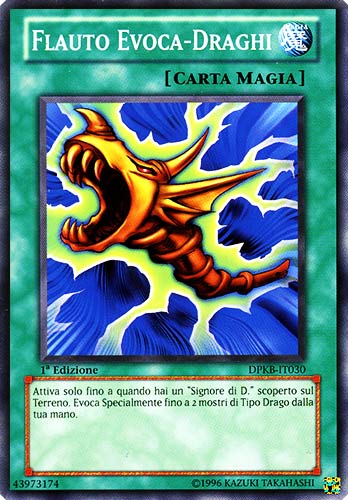 DPKB-IT030 Flauto Evoca-Draghi comune 1a Edizione (IT) -NEAR MINT-
