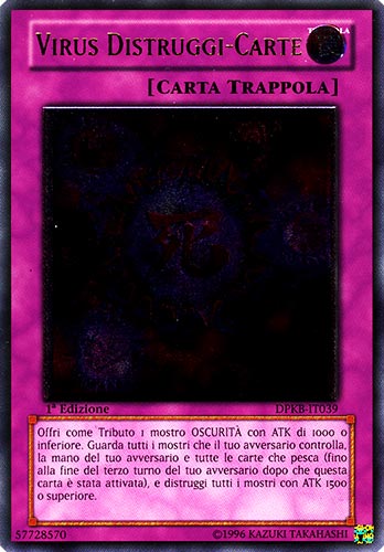 DPKB-IT039 Virus Distruggi-Carte rara ultimate 1a Edizione (IT) -NEAR MINT-
