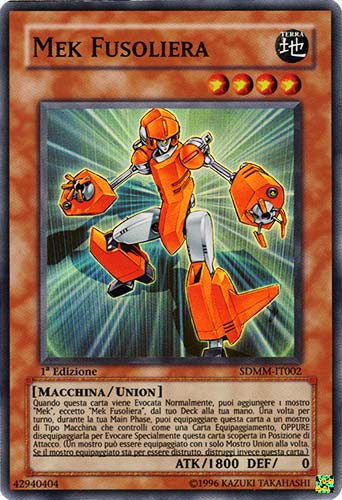 SDMM-IT002 Mek Fusoliera super rara 1a Edizione (IT) -GOOD-
