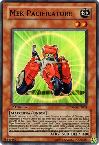 SDMM-IT003 Mek Pacificatore super rara 1a Edizione (IT) -NEAR MINT-