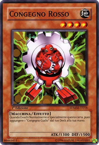 SDMM-IT016 Congegno Rosso comune 1a Edizione (IT) -NEAR MINT-