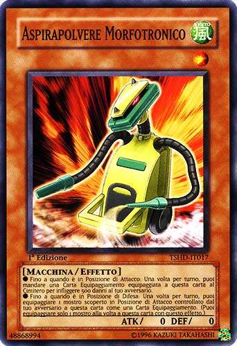 TSHD-IT017 Aspirapolvere Morfotronico comune 1a Edizione (IT) -NEAR MINT-
