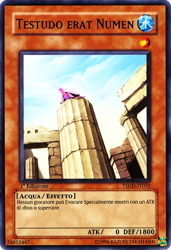 TSHD-IT032 Testudo Erat Numen comune 1a Edizione (IT) -NEAR MINT-