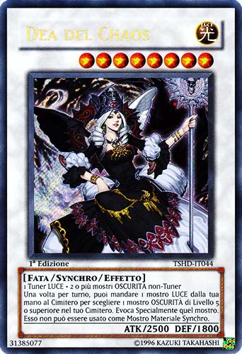 TSHD-IT044 Dea del Chaos rara segreta 1a Edizione (IT) -NEAR MINT-