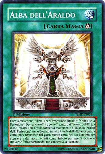 TSHD-IT059 Alba dell'Araldo comune 1a Edizione (IT) -NEAR MINT-