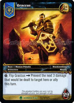 AZEROTH 004 / 361 Graccus non comune -NEAR MINT-