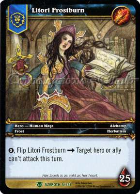 AZEROTH 005 / 361 Litori Frostburn non comune -NEAR MINT-