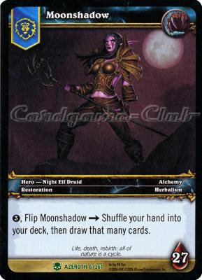 AZEROTH 006 / 361 Moonshadow non comune -NEAR MINT-