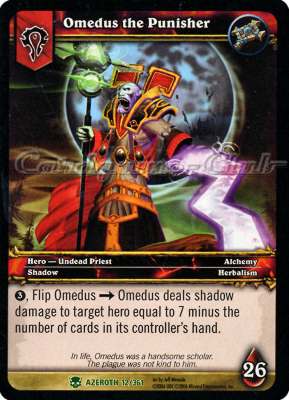 AZEROTH 012 / 361 Omedus the Punisher non comune -NEAR MINT-
