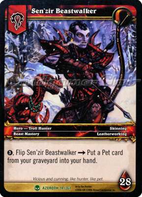 AZEROTH 014 / 361 Sen'zir Beastwalker non comune -NEAR MINT-