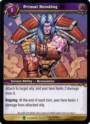 AZEROTH 030 / 361 Primal Mending non comune -NEAR MINT-