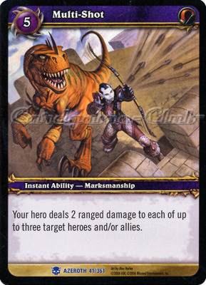 AZEROTH 041 / 361 Multi-Shot rara -NEAR MINT-