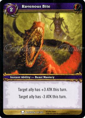 AZEROTH 044 / 361 Ravenous Bite comune -NEAR MINT-