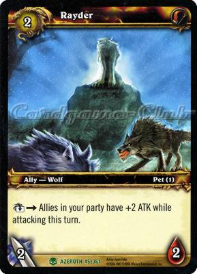 AZEROTH 045 / 361 Rayder non comune -NEAR MINT-