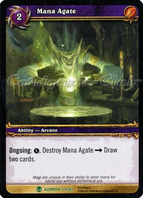 AZEROTH 057 / 361 Mana Agate non comune -NEAR MINT-