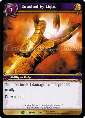 AZEROTH 075 / 361 Touched by Light non comune -NEAR MINT-