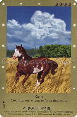 Serie 1 76/97 Rain rara -NEAR MINT-