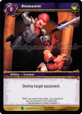 AZEROTH 096 / 361 Dismantle non comune -NEAR MINT-