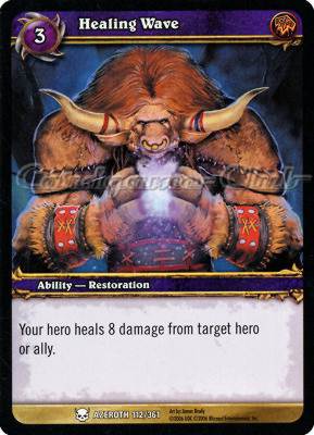 AZEROTH 112 / 361 Healing Wave comune -NEAR MINT-